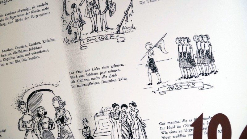 Heft mit Zeichnungen Bund Deutscher Mädel
