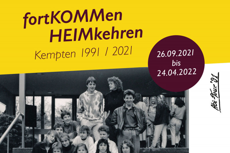 Abiturienten 1991 vor Hildegardis-Gymnasium